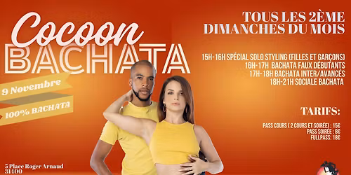 COCOON BACHATA 09 NOVEMBRE 2025 - STUDIO 9 TOULOUSE