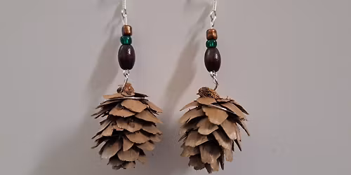 DIY Pinecone Earrings