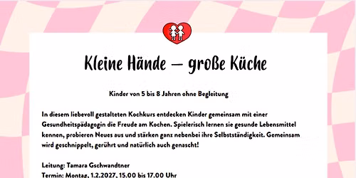 H26-DO52 Kleine H\u00e4nde \u2013 gro\u00dfe K\u00fcche