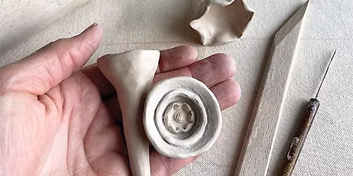 1-day Art Class  - Garden Bee Sippers Pottery Workshop