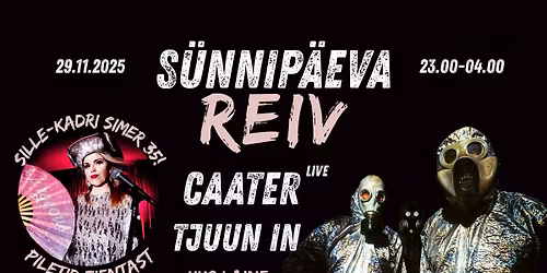 S\u00fcnnip\u00e4evareiv: CAATER live!