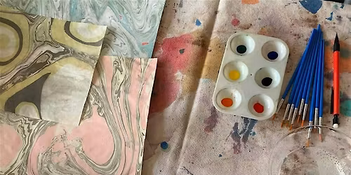 Suminagashi: Meditative Marbling on Silk & Paper at Wolf Point Distilling