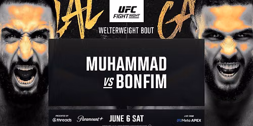 UFC Fight Night - Bonfim vs Brady at Meta Apex