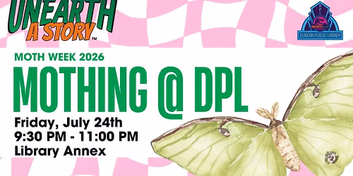 Mothing at DPL for National Moth Week