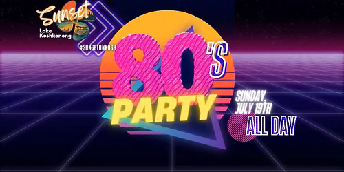 Sunset's Epic 80s Party with The Empty Vees
