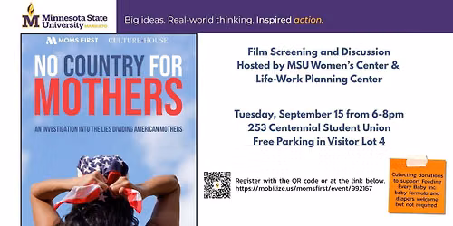 Film Screening and Discussion of No Country for Mothers