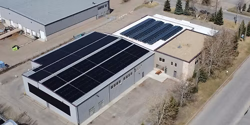 Tour of ZERO CARBON building that uses solar and geothermal.