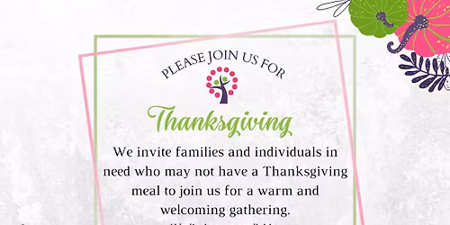 Thanksgiving Banquet for the Community