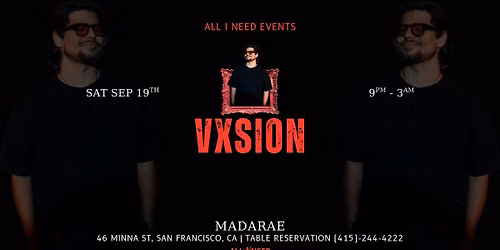 Vxsion  (Afro House) at MadaRae