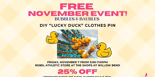 Bubbles & Baubles: DIY Lucky Duck Pins
