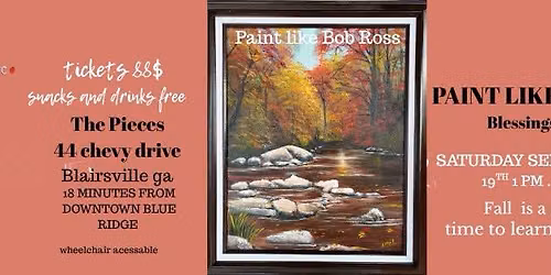 Paint like Bob Ross Blessings Of fall