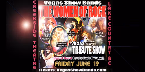 THE WOMEN OF ROCK from LAS VEGAS at Creekside Theatre Lake Country BC Canada
