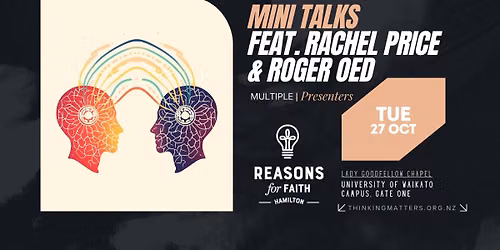 Mini Apologetics Talks feat. Roger Oed & Rachael Price - Hamilton