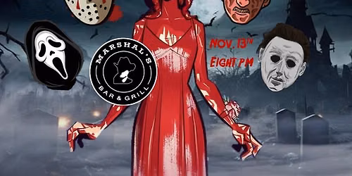 Friday the Funkteenth: Villain or Victim @ Marshal's Bar & Grill