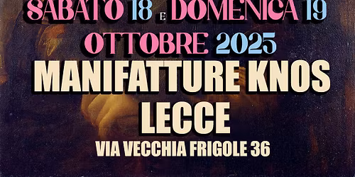 el mercatone  sabato 18 e domenica 19 ottobre 2025 @ Knos - Lecce