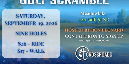 Crossroads Golf Scramble