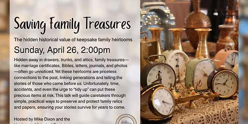 Saving Family Treasures