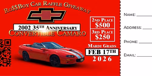 Ro$$boy car Raffle Giveaway