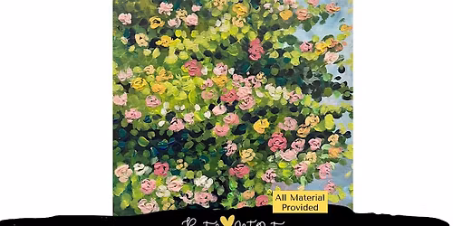 Flower Garden with Paint Ur Art Out at Canopy Studio