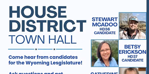 Wyoming House District Candidates Town Hall (Oct. 5) 