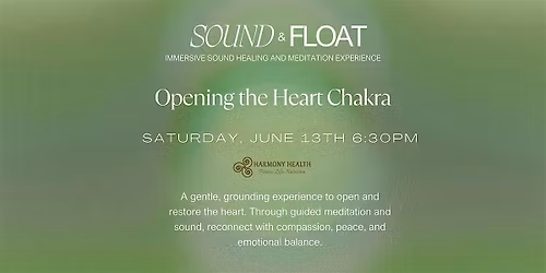 Opening the Heart Chakra - Sound & Float (Swing & Floor)