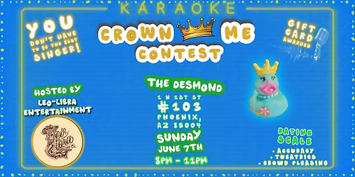 Crown Me Karaoke Contest