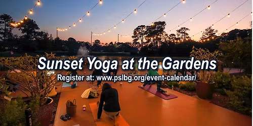 Sunset Yoga at The Gardens