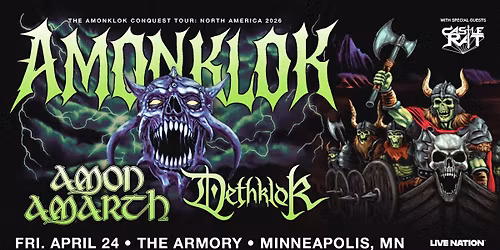  Dethklok & Amon Amarth: The Amonklok Conquest -  LIVE at The Armory