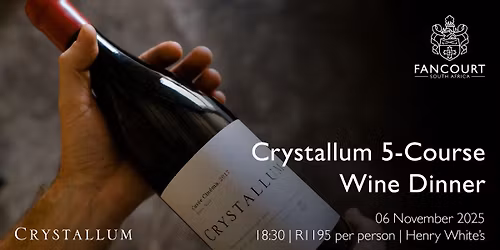 Crystallum 5-Course Wine Dinner