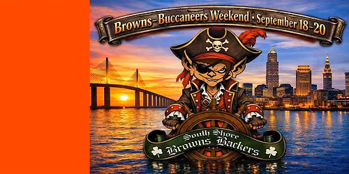 Browns-Buccaneers 2026 by the South Shore Browns Backers
