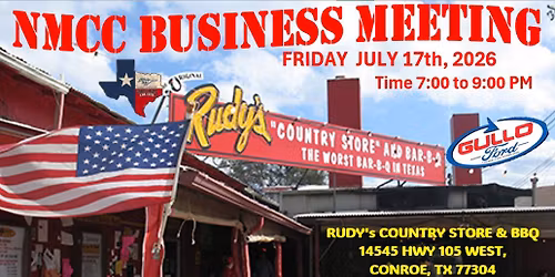 NMCC BUISNESS CLUB MEETING! "COME HELP SHAPE THE CLUB"