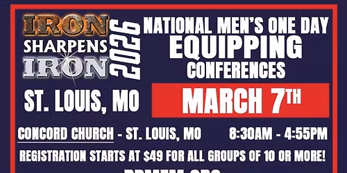 Iron Sharpens Iron 2026