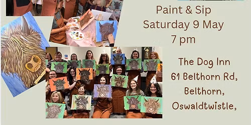 Paint Angus the Highland Cow - The Dog Inn - Belthorn