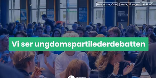 Vi ser ungdomspartilederdebatten