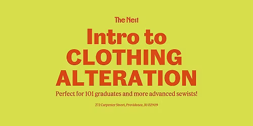 Clothing Alteration Workshop
