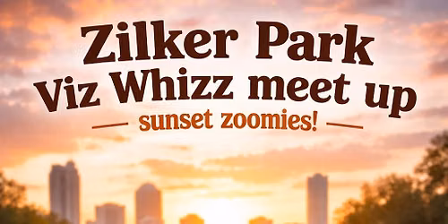 Viz Whizz ATX July meet up at Zilker Park