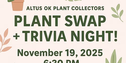 Plant Swap & Trivia Night