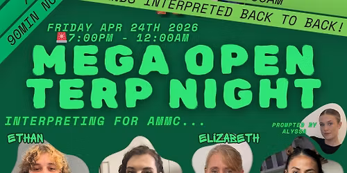 MEGA OPEN TERP NIGHT