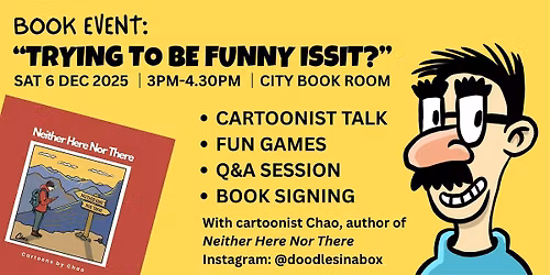 Book Event: Trying to Be Funny Issit?