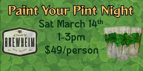 PAINT YOUR OWN PINT at Brewheim in Anaheim