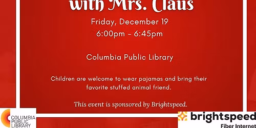 Cookies and Stories with Mrs. Claus