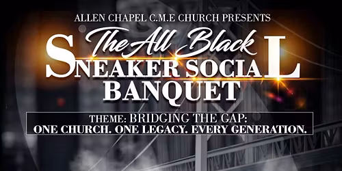 The All Black Sneaker Social Banquet 