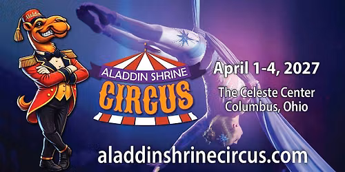 Aladdin Shrine Circus, Friday, April 2nd, 7:30pm