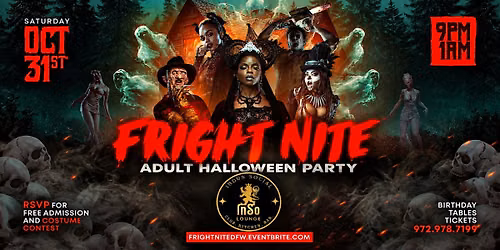 Fright Nite Adult Halloween Party @ Inso Las Colinas