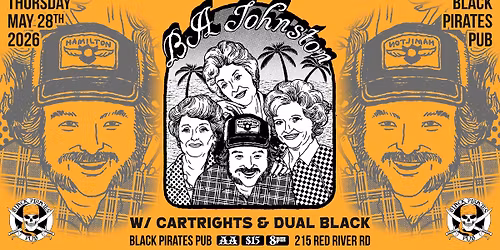 BA JOHNSTON w\/ CARTWRIGHTS & DUAL BLACK (ALL GES)
