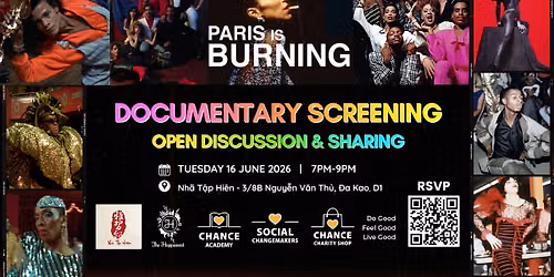 CHANCE Movie Night JUNE \ud83c\udff3\ufe0f\u200d\ud83c\udf08 Paris is Burning(1990)