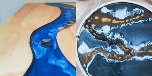 EMERALD QLD- RESIN RIVER&SERVING BOARD WORKSHOP\/CLASSES