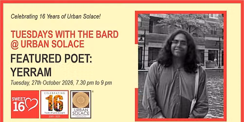 Tuesdays with the Bard @ Urban Solace features Yerram