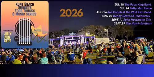 Kure Beach Sunsets Food Trucks & Music - FREE Concert Series at Blakeslee