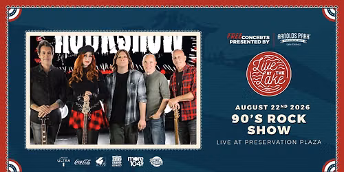 90's Rock Show | Sponsored by New Vision Co-op & Okoboji Inn & Suites